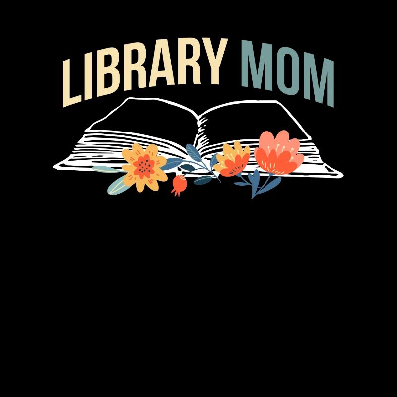 Library Mom Shirt Geschenk Mama Muttertag