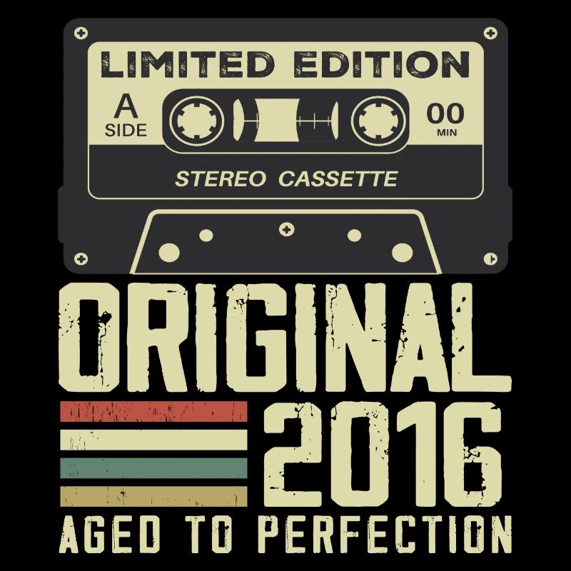 8e Cadeau Anniversaire Style rétro 2016