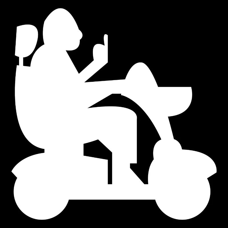 Elektrischer Rollstuhl Rollstuhlfahrer Behinderter