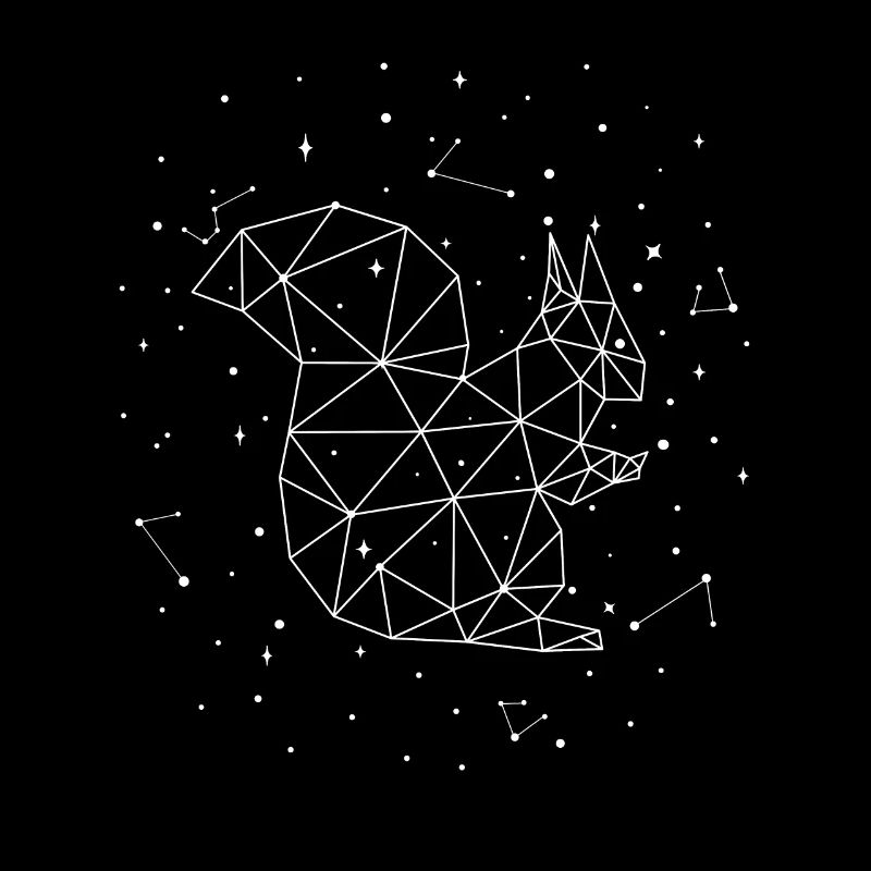 Sternbild Squirrel Constellation Squirrel