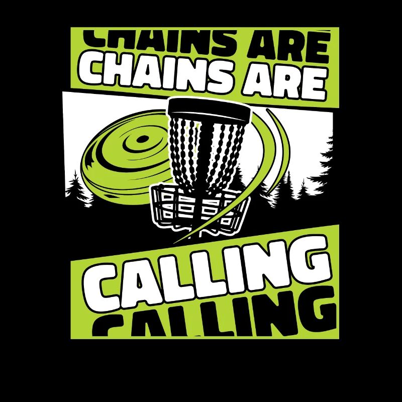 Les chaînes appellent Basket Disc Disc Golfer