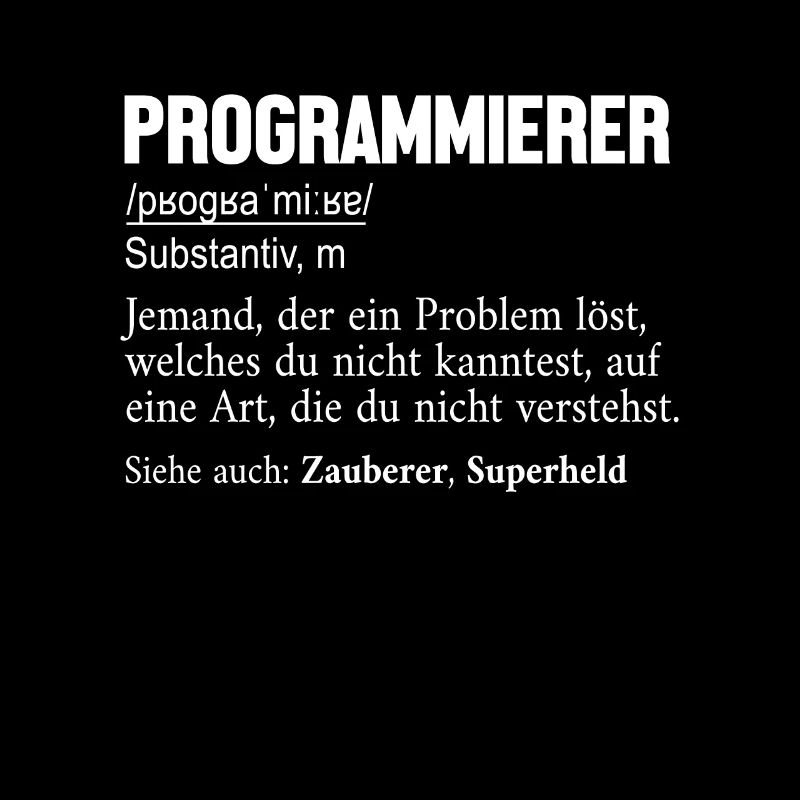 Programmierer Definition Developer Coder