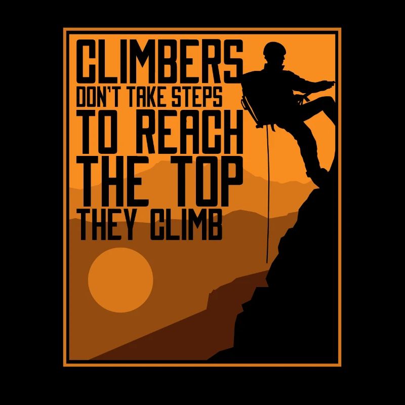 Climbers Don't Take Steps Speedklettern Kraxler