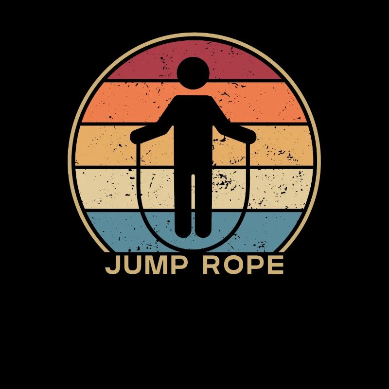 Retro Springseil Springseil Springen Geschwindigkeit Springseil