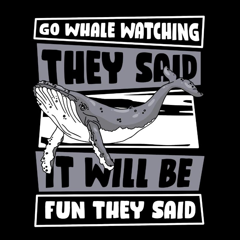 Es wird Spaß machen, sagten sie, blauer Beluga, Wal