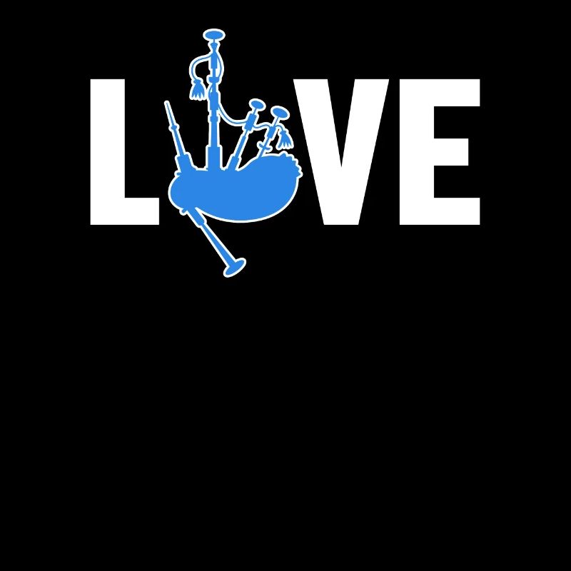 Cornemuse Love Great Highland Bagpipe Leçons