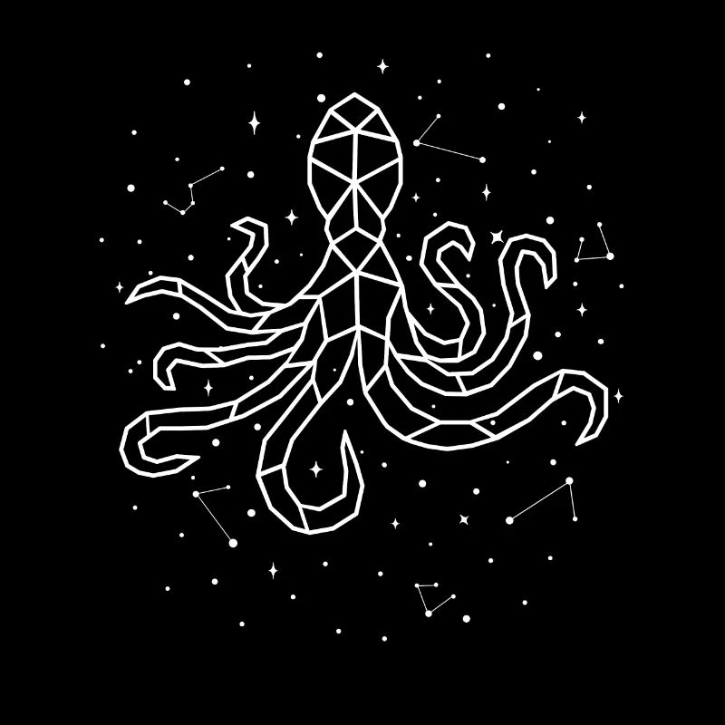 Sternbild Octopus Constellation Octopodes