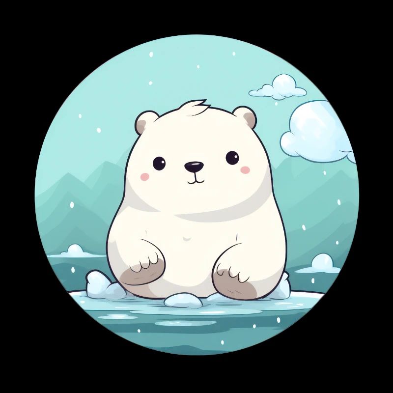 süßer kleiner Eisbär