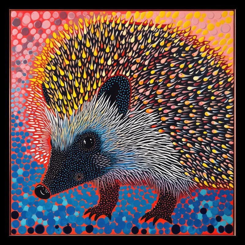 igel, bunt, tier, geschenk, geschenkidee