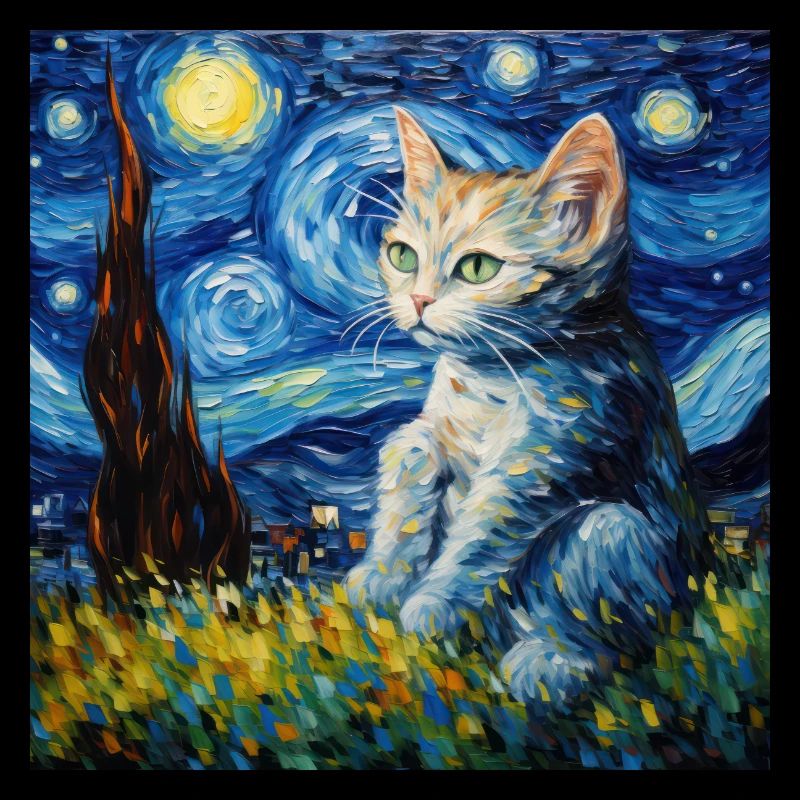 Chat, motif chat, cadeau
