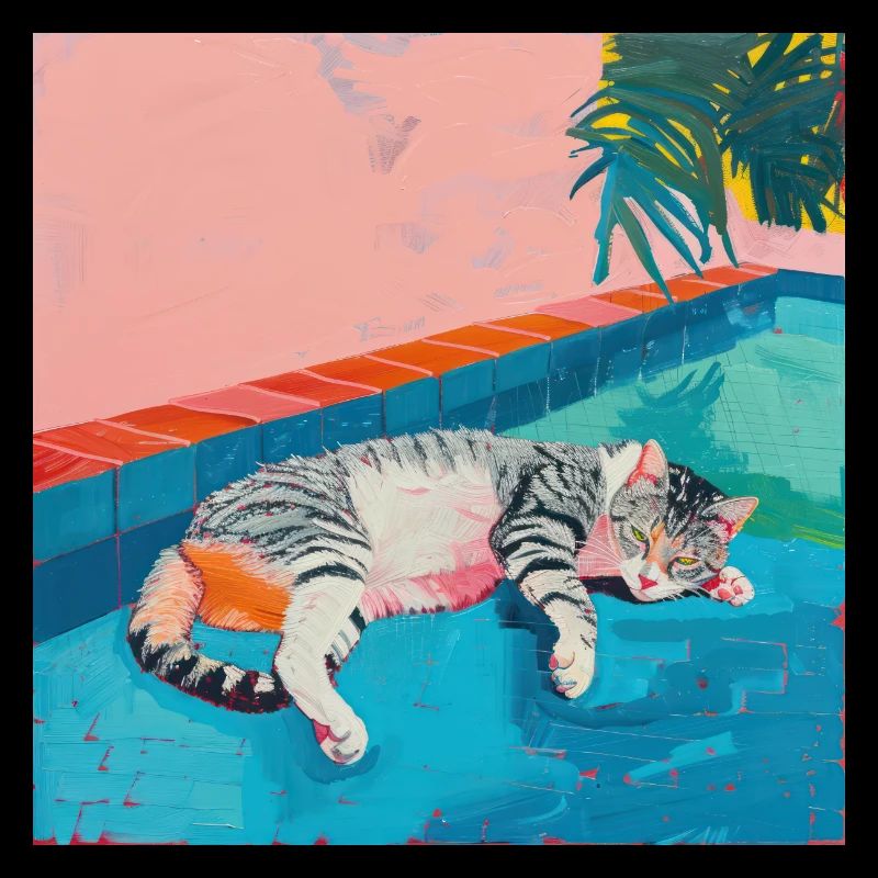 Katze, katzenmotiv, popart, geschenk, geschenkidee