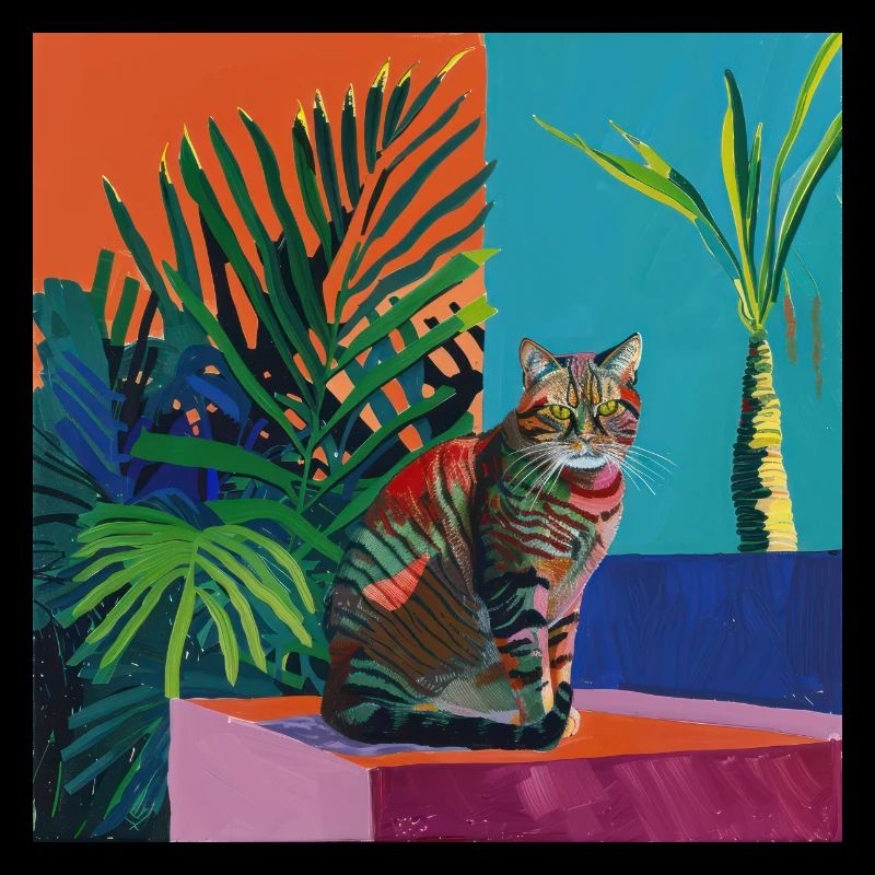 Katze, katzenmotiv, popart, geschenk, geschenkidee