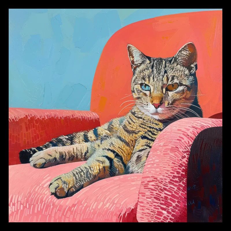 Katze, katzenmotiv, popart, geschenk, geschenkidee