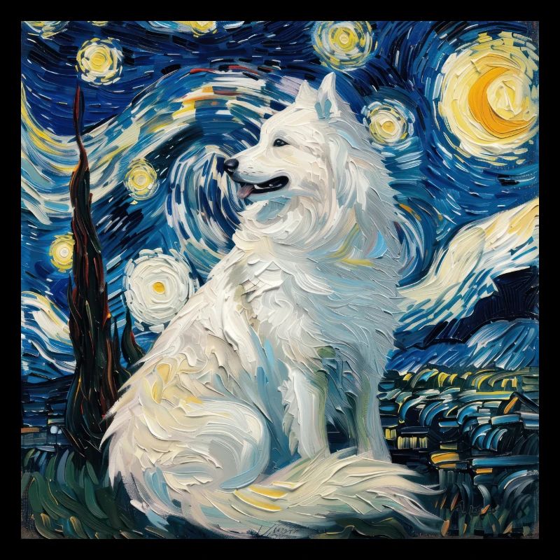 Samojede, Samoyed, Hund, geschenk, hundeliebhaber