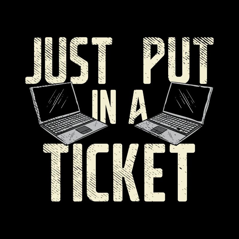 Mettez simplement un ticket pour le service d'assistance et le support technique