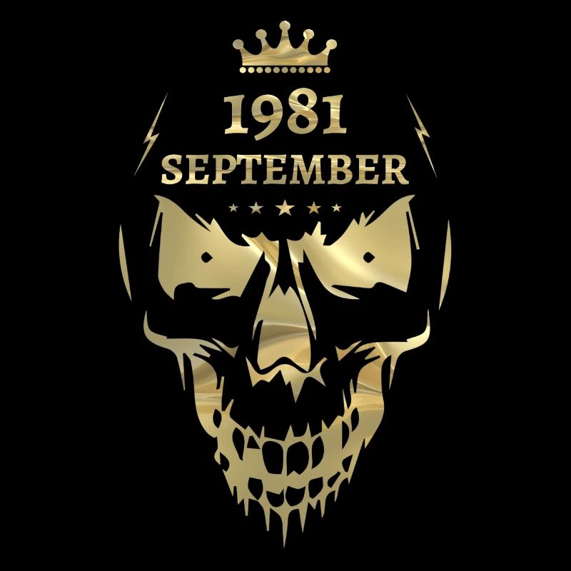 Septembre 1981 Crâne Or