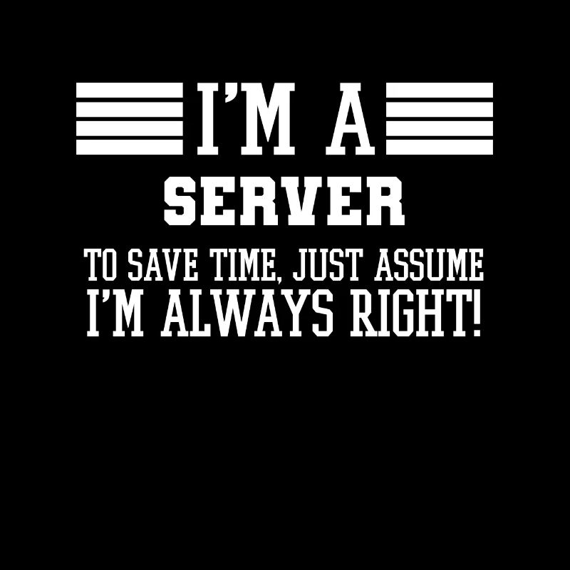 Server-Geschenk, ich bin ein Server, um nur Zeit zu sparen