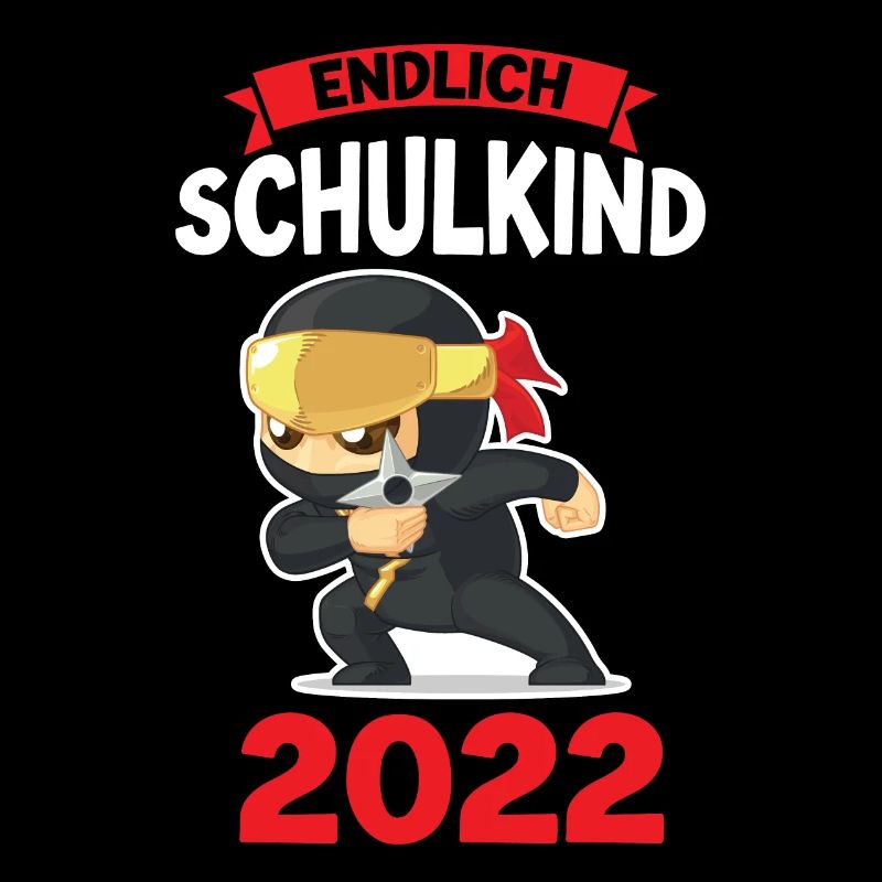Schulkind 2022 Einschulung Ninja Geschenk