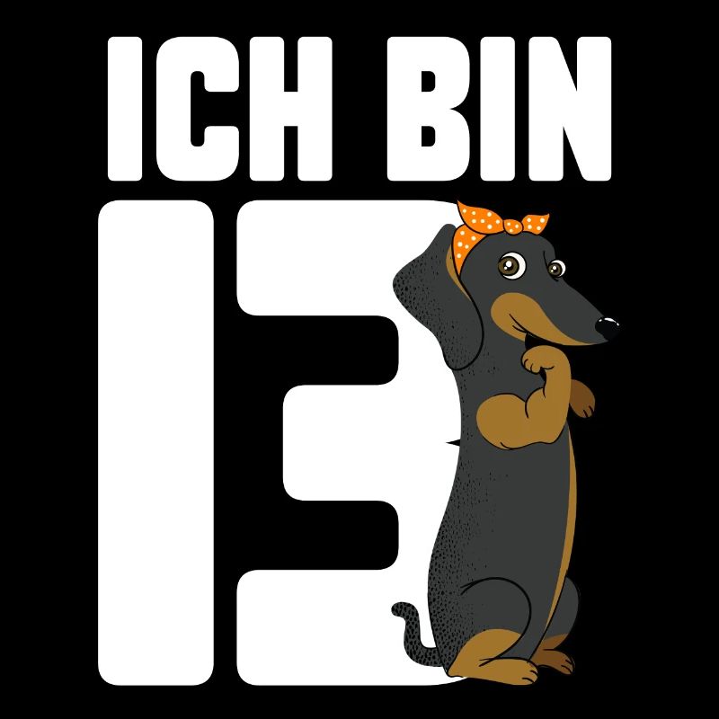 13.Geburtstag Dackel Hund Geschenk