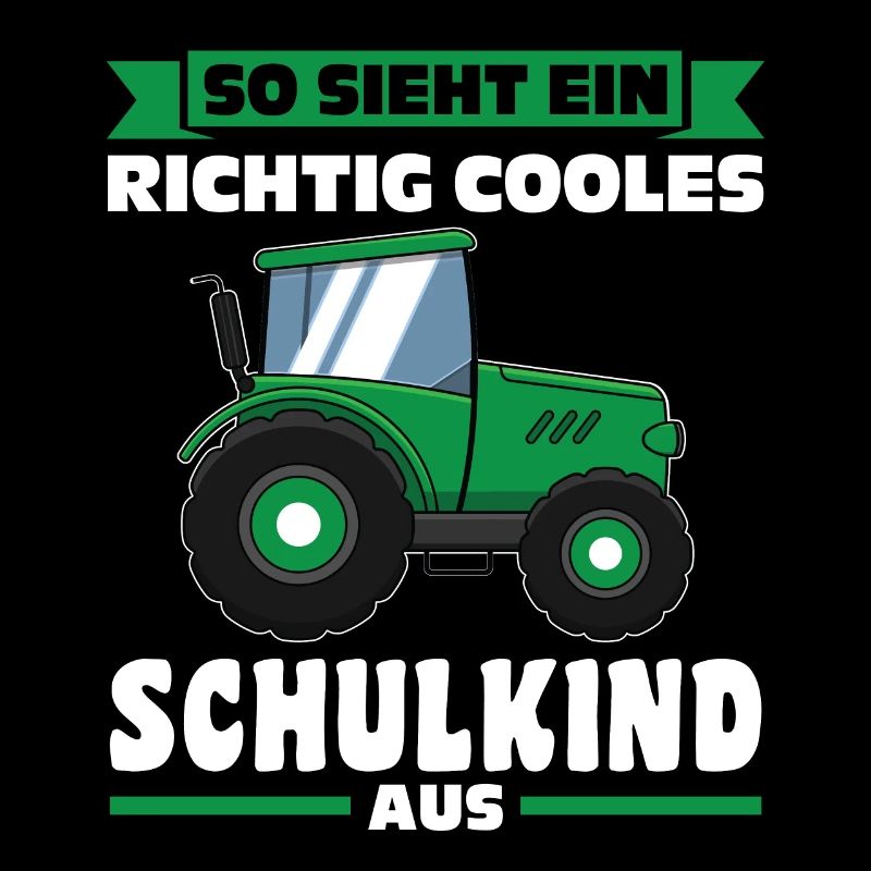 Schulkind Traktor Schulbeginn Geschenk