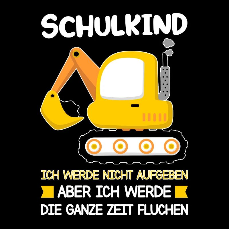 Schulkind Bagger Einschulung Geschenk