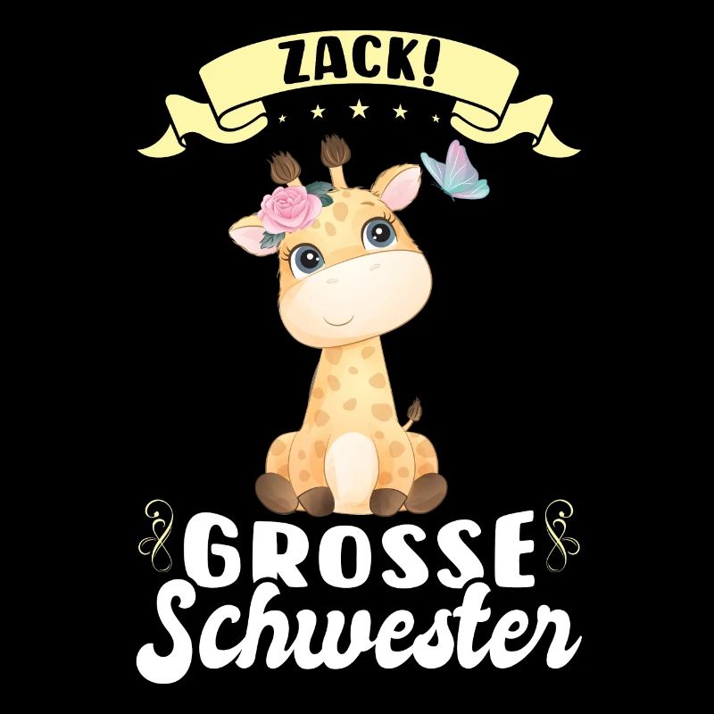 Schwestern Giraffe Grosse Schwester Geschenk