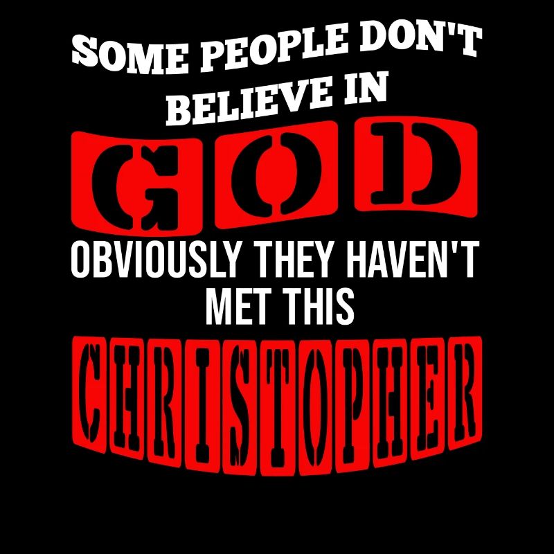 Vorname Christopher Name Christopher Geschenk