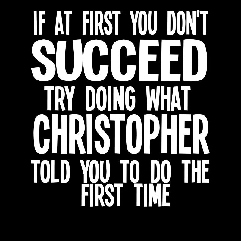 Vorname Christopher Name Christopher Geschenk