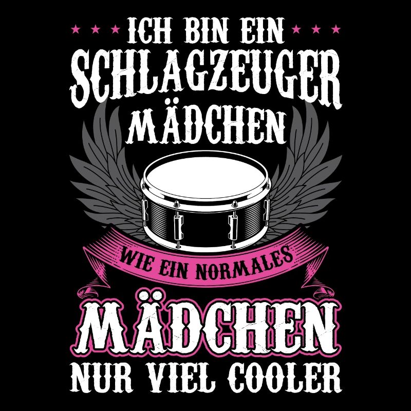 Schlagzeug Mädchen Schlagzeuger Mädchen Geschenk
