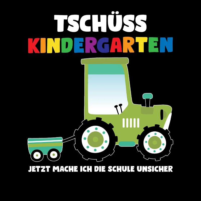 Schulkind Traktor Schulbeginn Geschenk