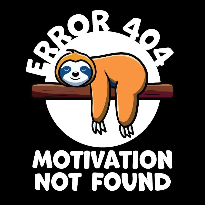 Faultier - Error 404 motivation not found