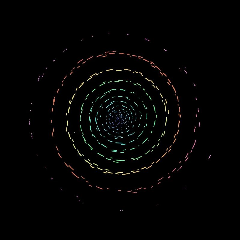 Regenbogen Kreisel Selbst gestalten