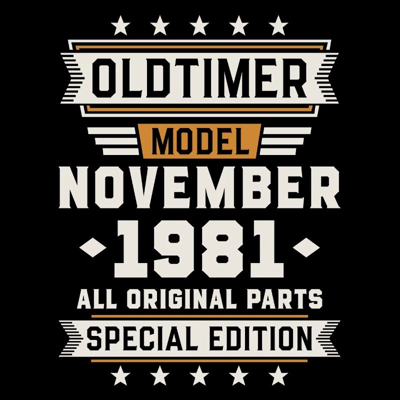 Oldtimer November 1981 Geburtstag Geschenk