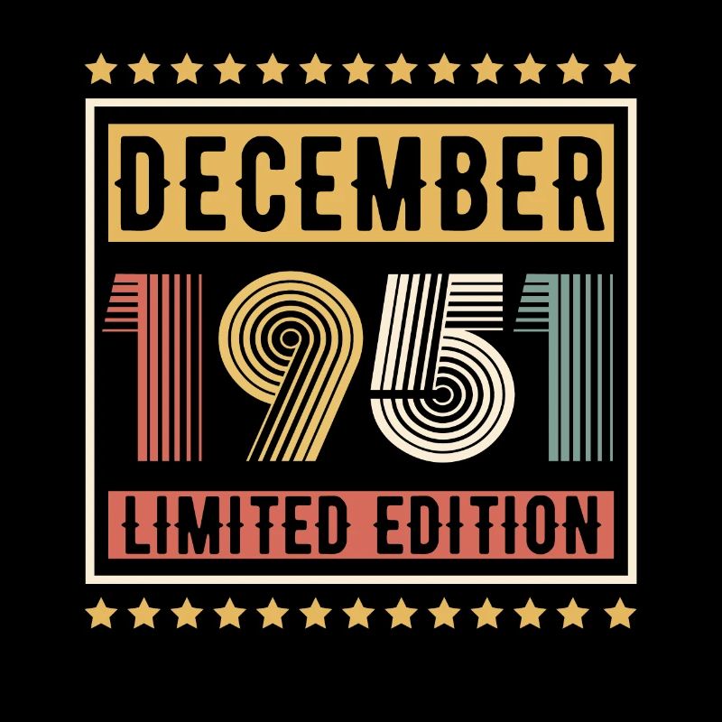 Millésime Décembre 1951 Edition Limitée Anniversaire