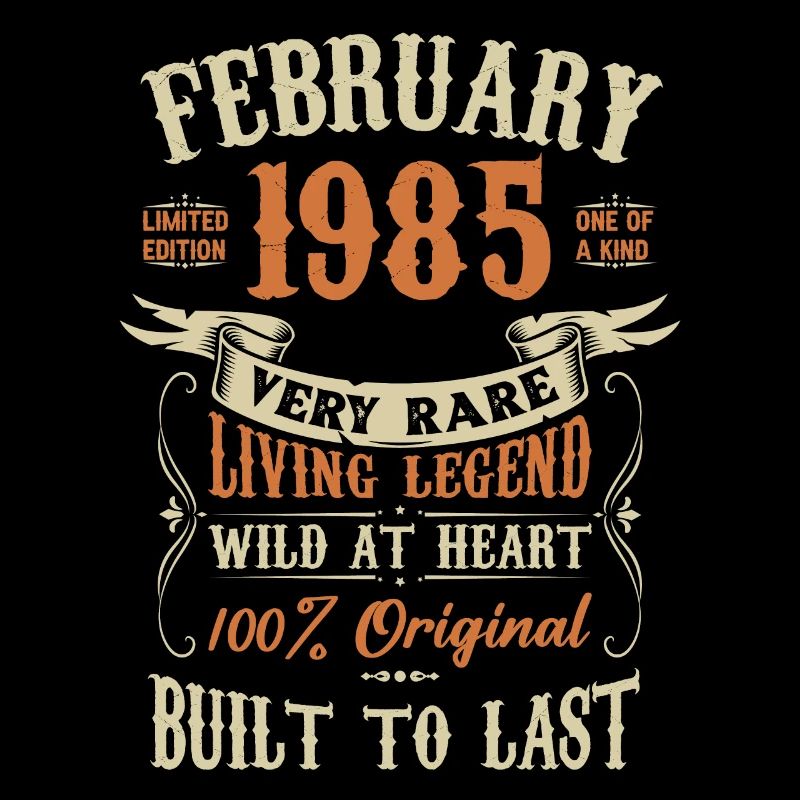 Februar 1985 Geburtstagsgeschenk