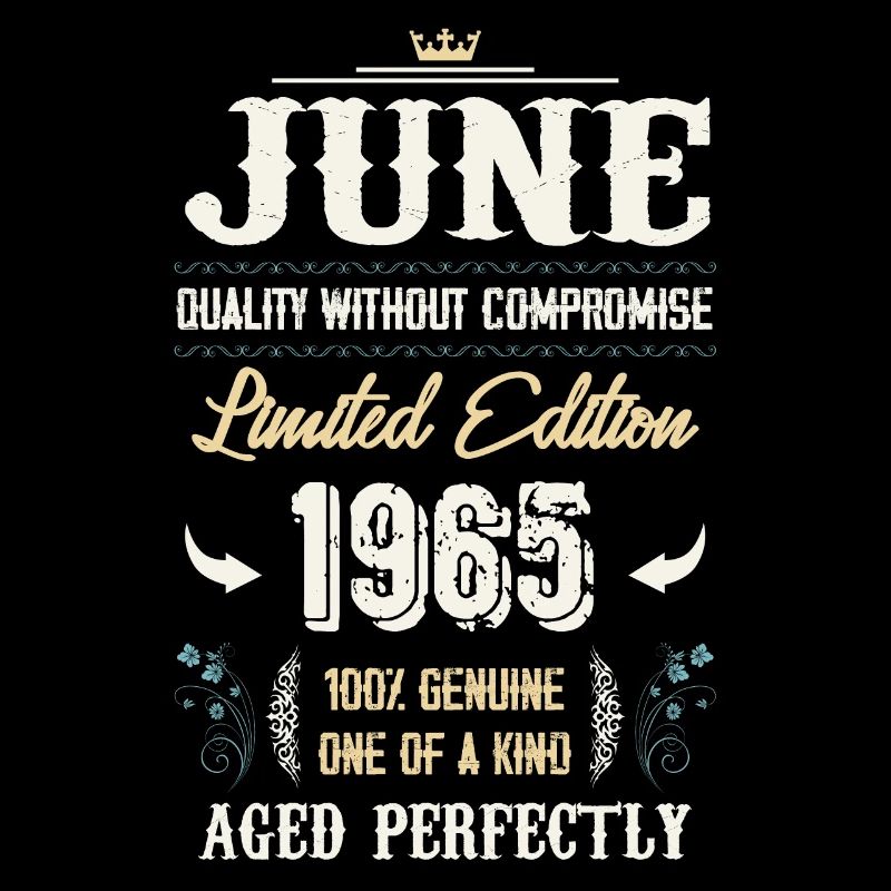 Juni 1965 Vintage Geburtstag Geschenk