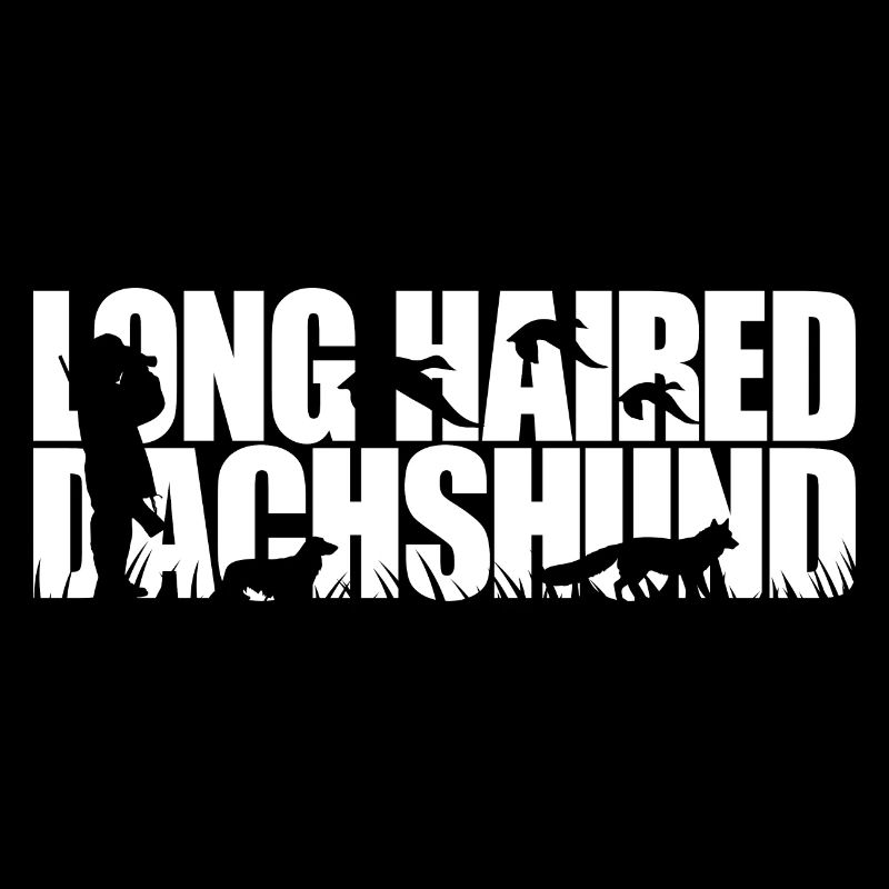LONG HAIRED DACHSHUND Jagdhund Wilsigns Jagdhunde