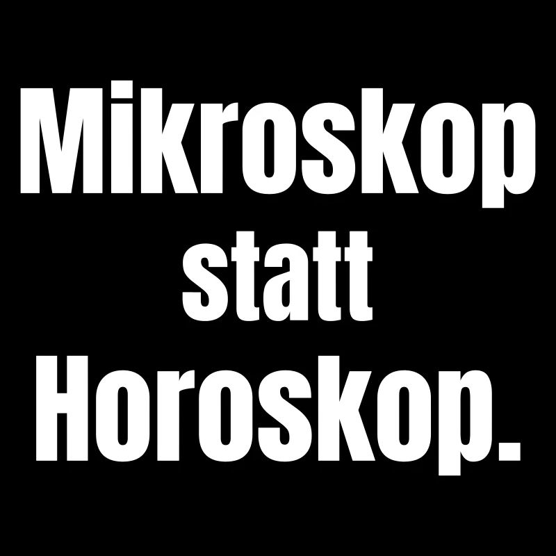 Microscope au lieu de l’horoscope