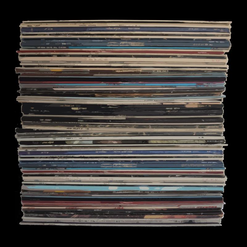 Stack of records