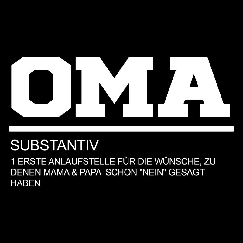 Oma Definition Großmutter Geschenk