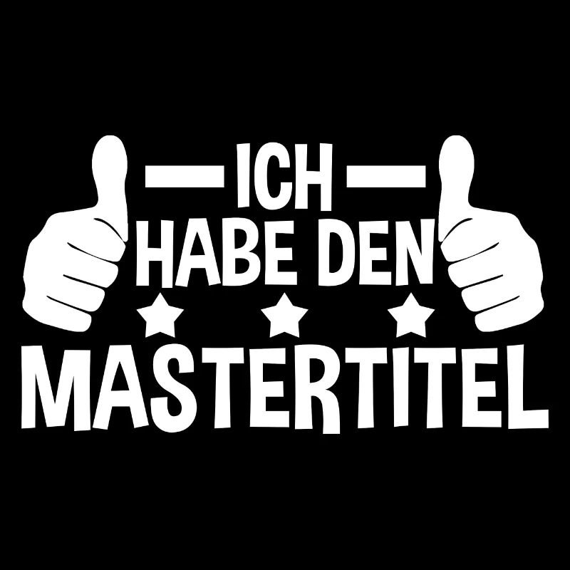 Master Prüfung Masterstudenten Geschenk