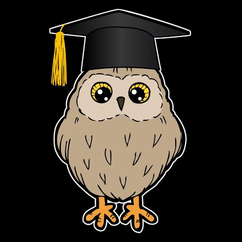 Bachelor Master Studium Abschluss Eule Lustig