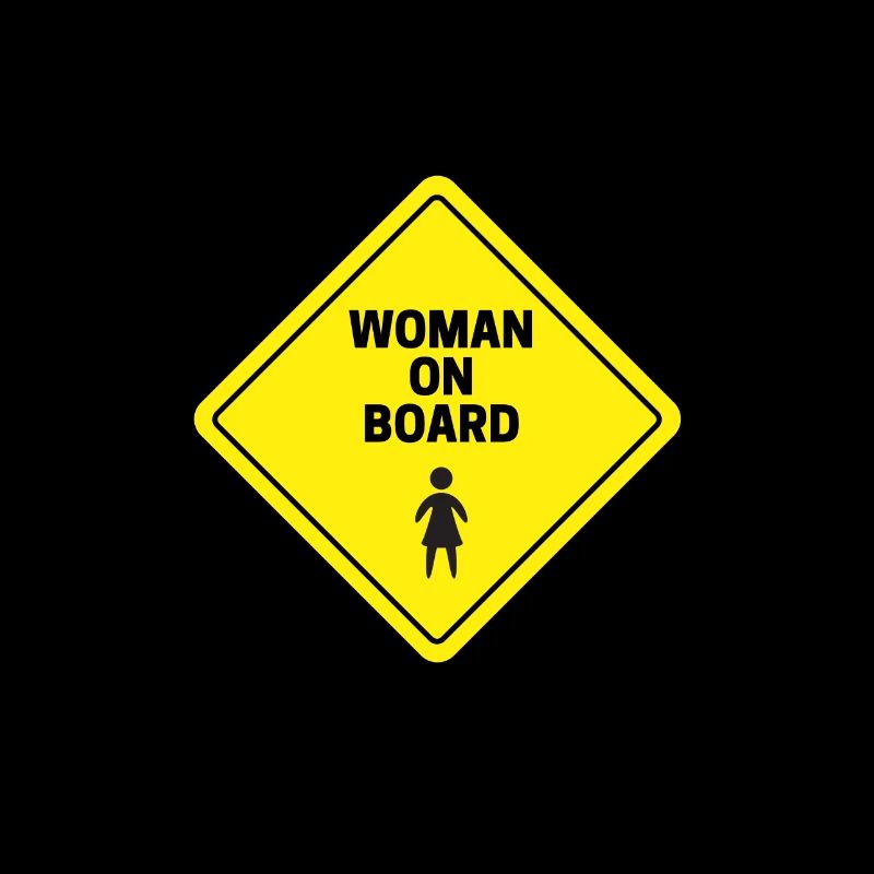 Frau an Bord
