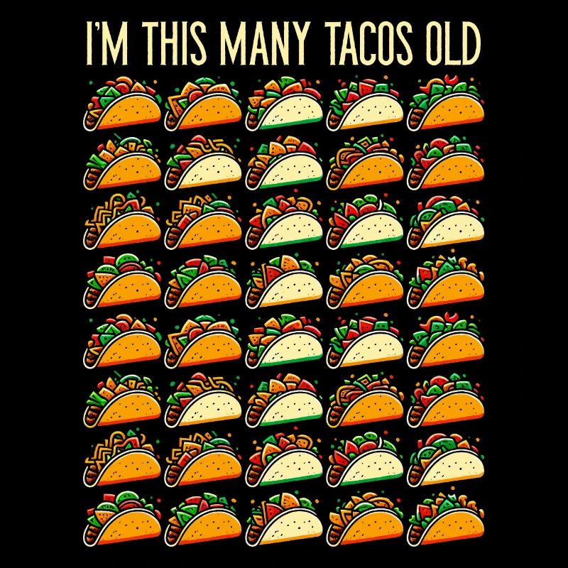 40. Geburtstag Geschenkidee Vierzig Tacos Lustig
