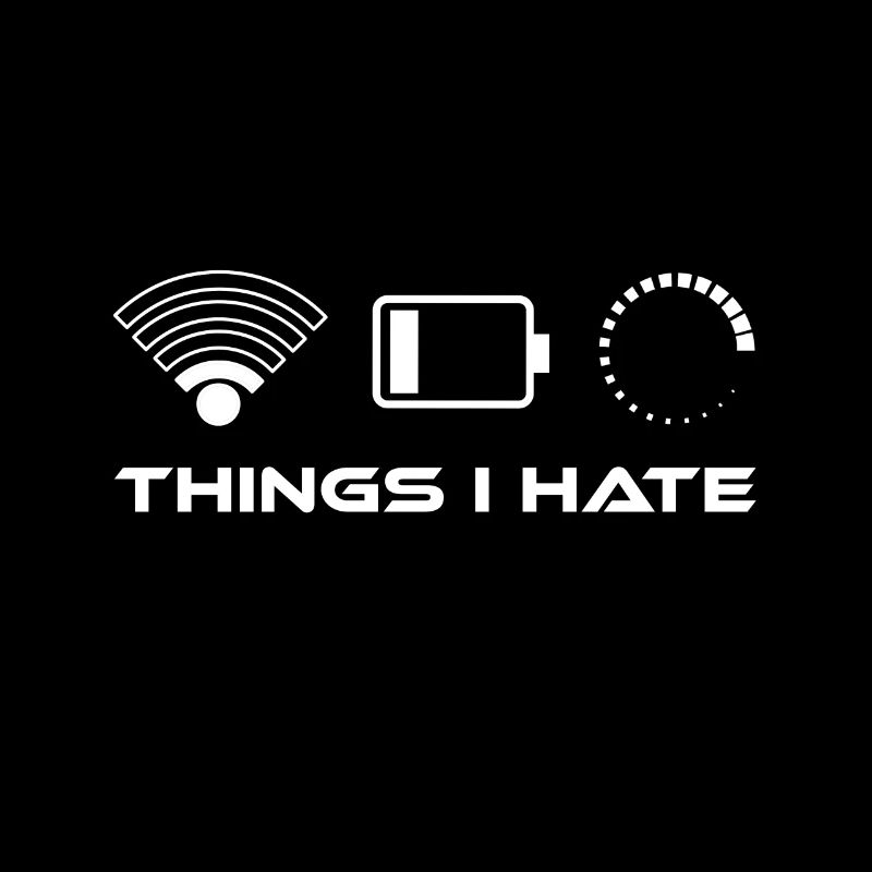 Things i hate - Low battery Wlan low loading