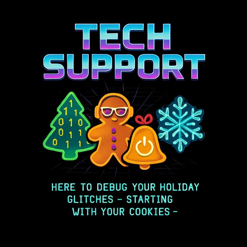 Lustiger Technischer Support Debug Weihnachten