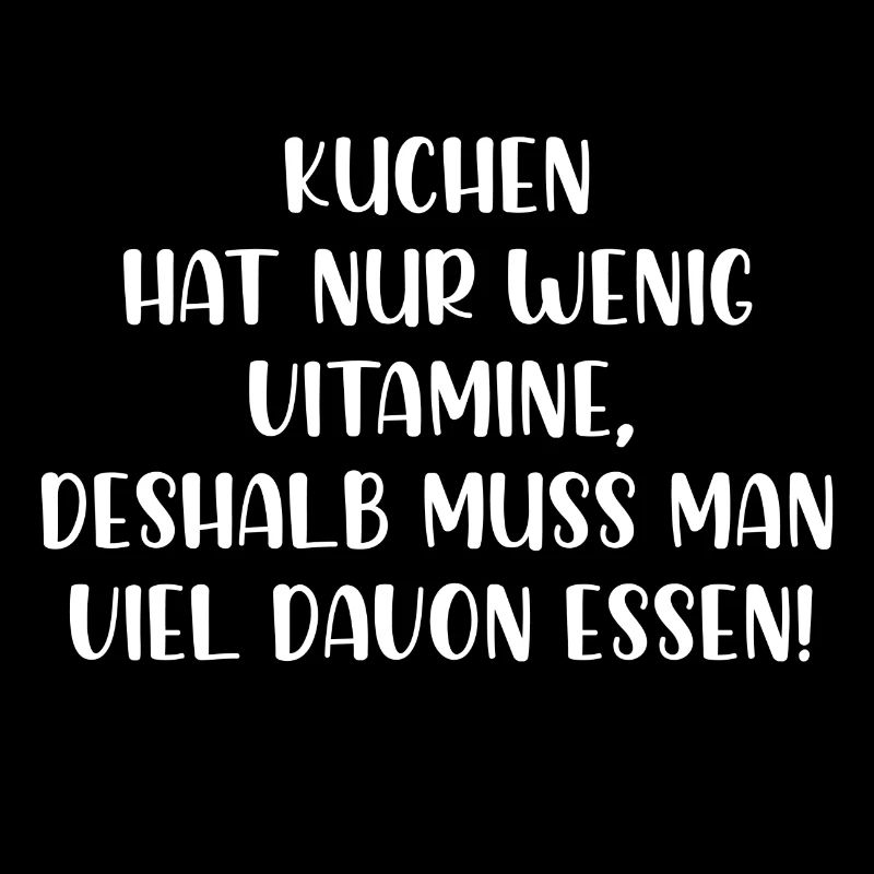 Kuchen hat wenig Vitamine deshalb viel davon essen