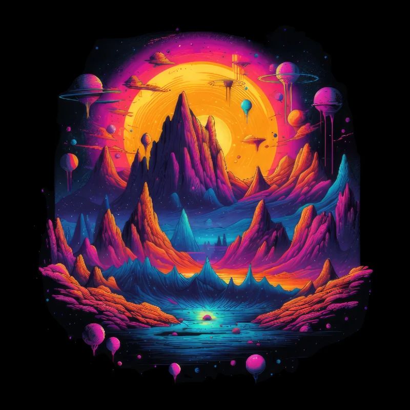 Futuristic life on planets