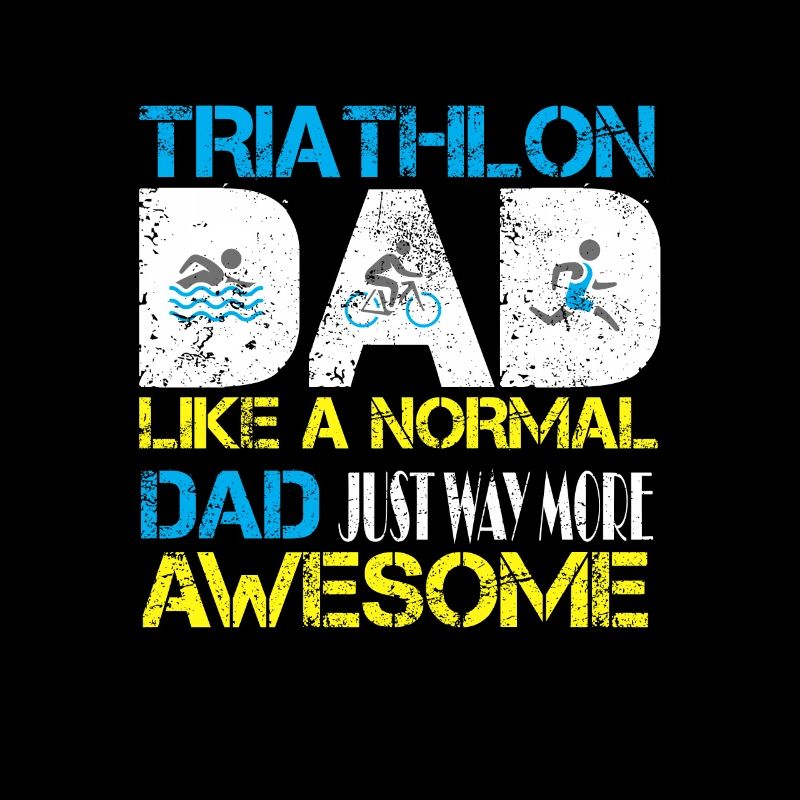 Triathlon papa juste comme un papa normal juste comme ça
