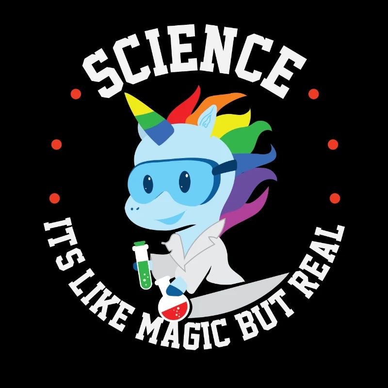Lustig Wissenschaft Einhorn Spruch Lehrer Geschenk